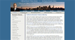 Desktop Screenshot of domesticviolencedefense.com