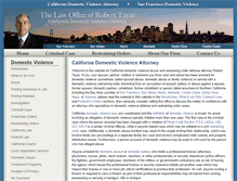 Tablet Screenshot of domesticviolencedefense.com